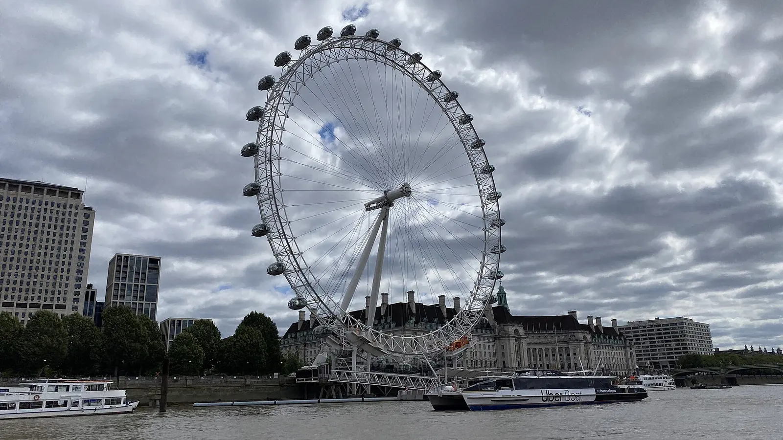 The London Eye on the South Bank