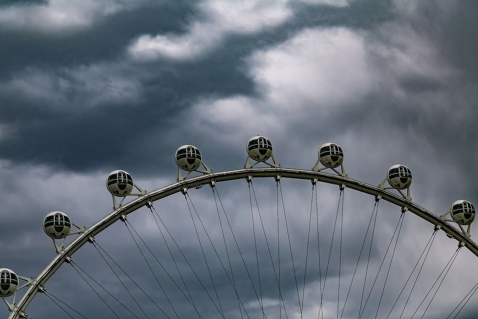 The High Roller observation wheel at the LINQ